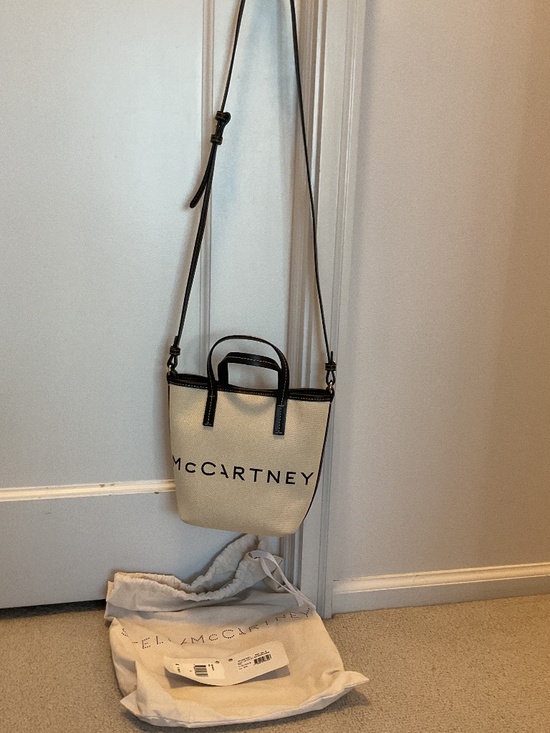 Stella McCartney Handbags - Stella McCartney Logo Canvas Crossbody Tote Bag - new with tags!